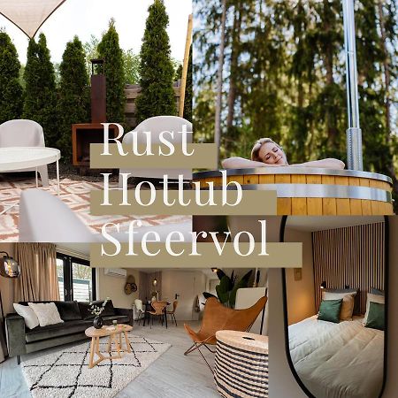 Bosrijk Chalet - Hottub - Veluwe Putten Eksteriør bilde