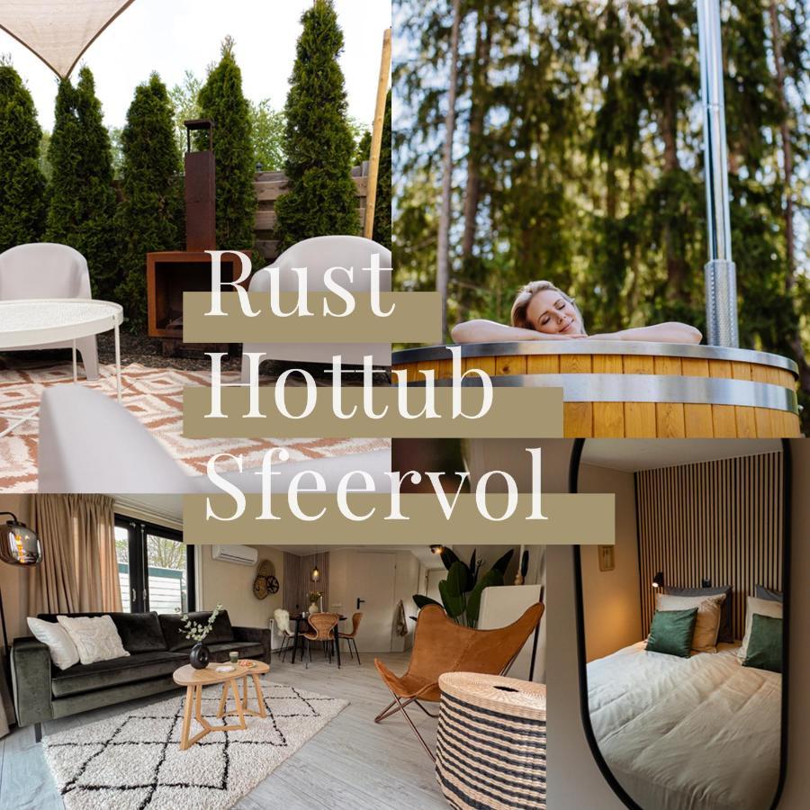 Bosrijk Chalet - Hottub - Veluwe Putten Eksteriør bilde